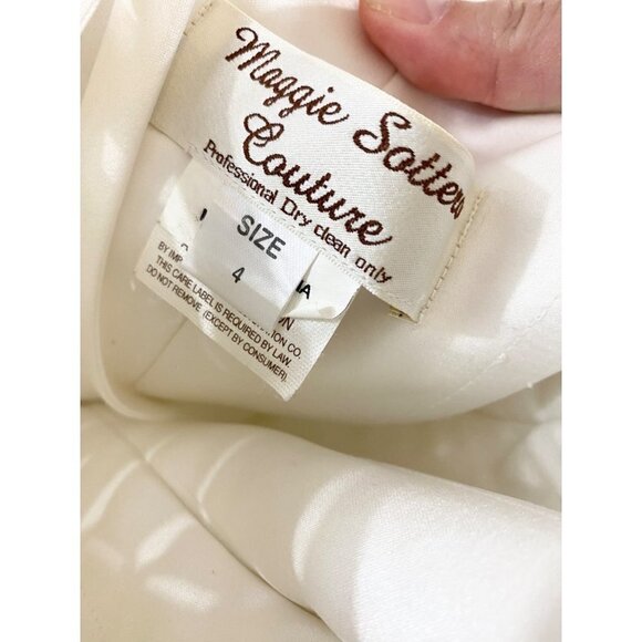 Maggie Sottero Couture Women's Champage Ohelia Embellished Wedding Gown - 4 - Picture 15 of 17